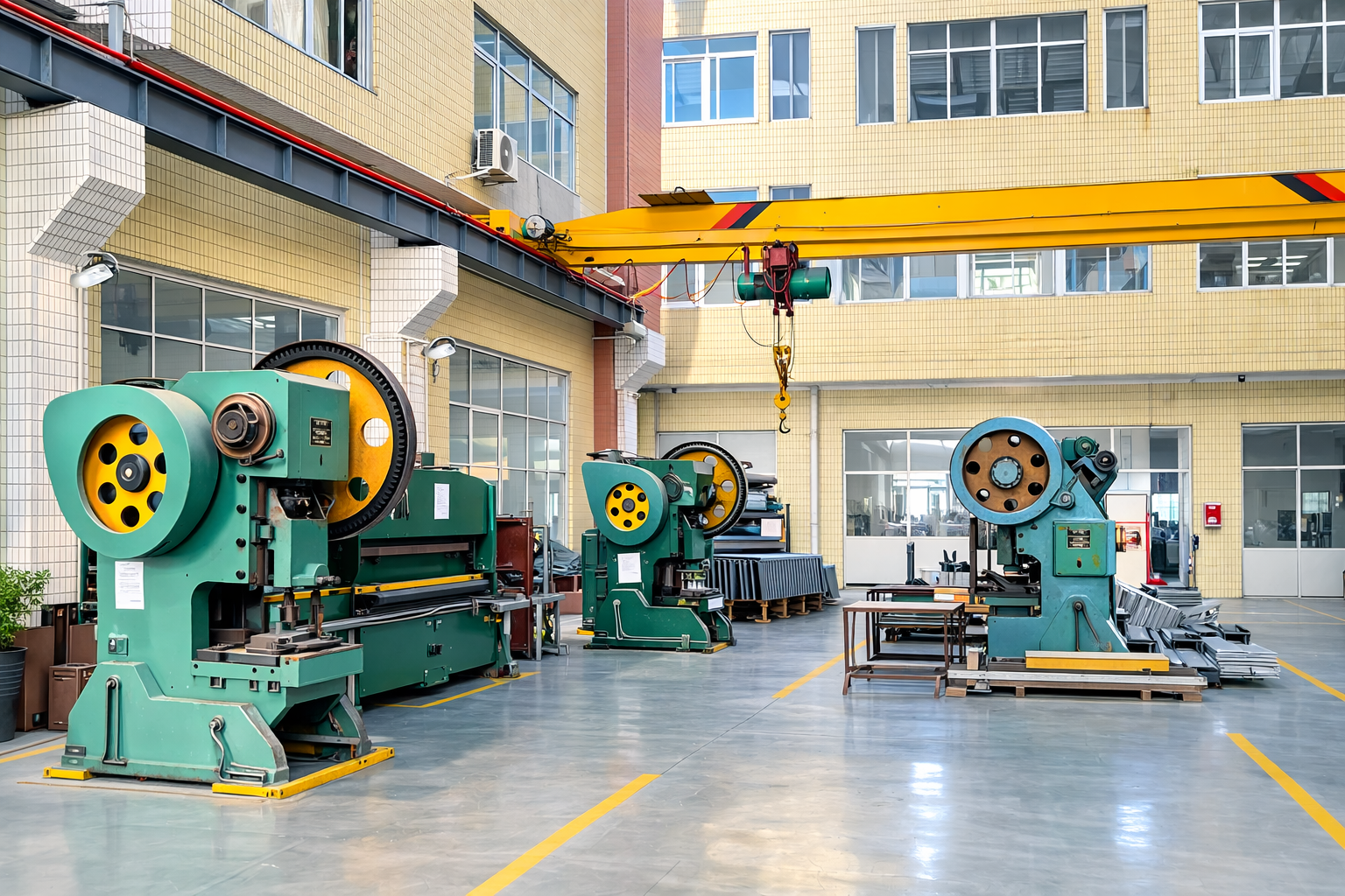 云星桥架生产车间